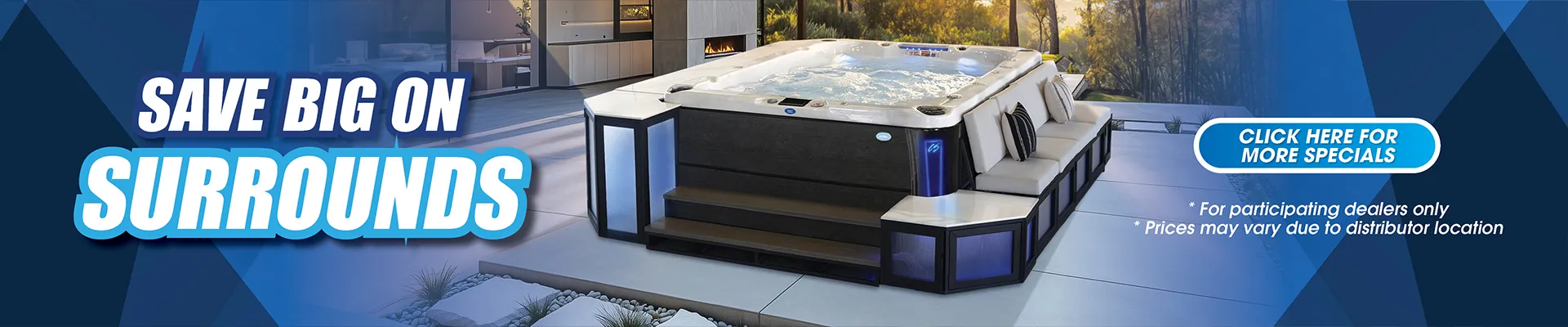 Calspas hot tub being used in a family setting - Pasadena